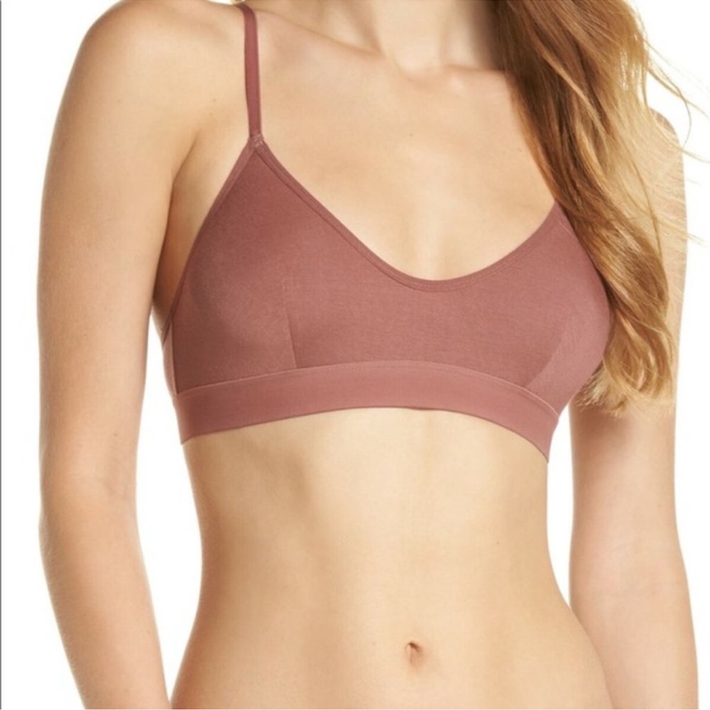 Madewell Micromodal Katya Scoop Neck Bralette SZ. L
